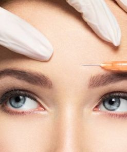 Facial line and wrinkle relaxing treatment with allergan Toxin x 3 area